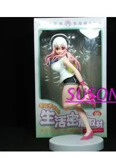 Original Genuine 20cm Super Sonico Anime Action Figure