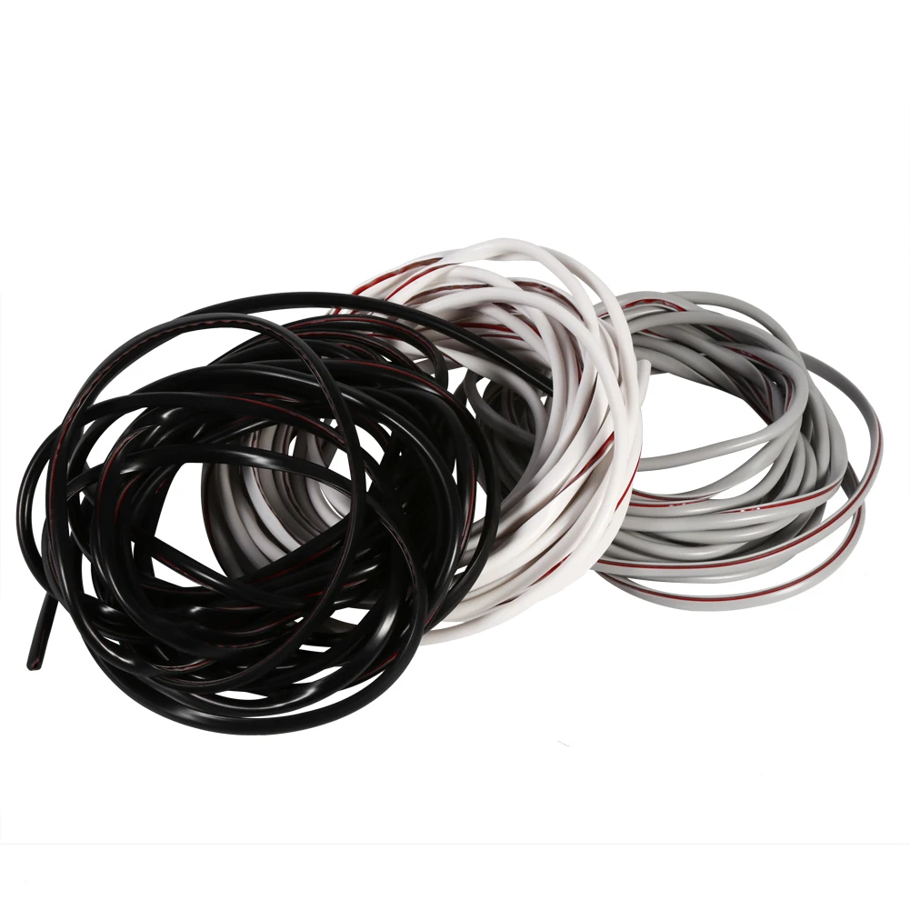 5M Car Door Moulding Rubber Strip Trim Guard Edge Protector Cover Door Edge Protector Strip Guard Trim