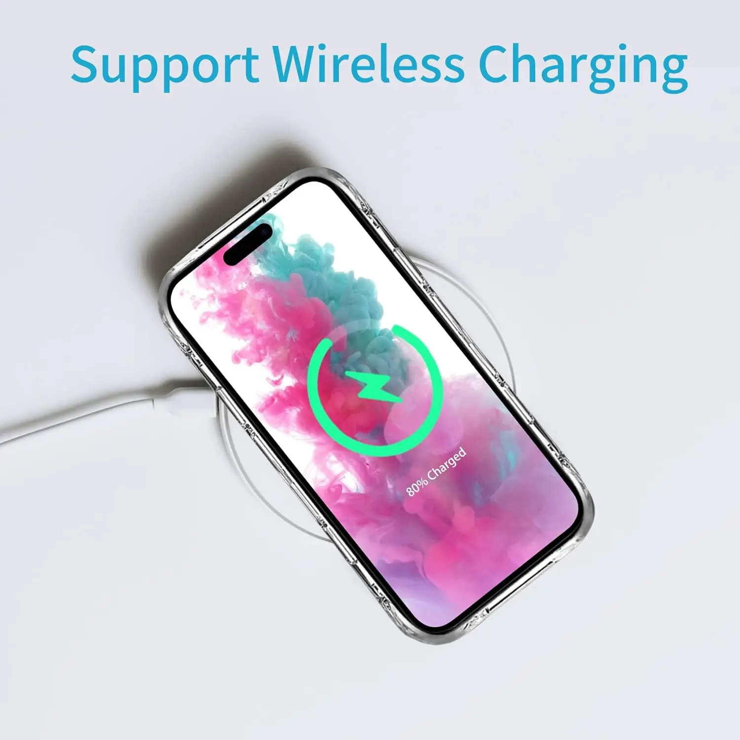 Hybrid Anti-Yellowing Clear Magsafe Phone Case Cover