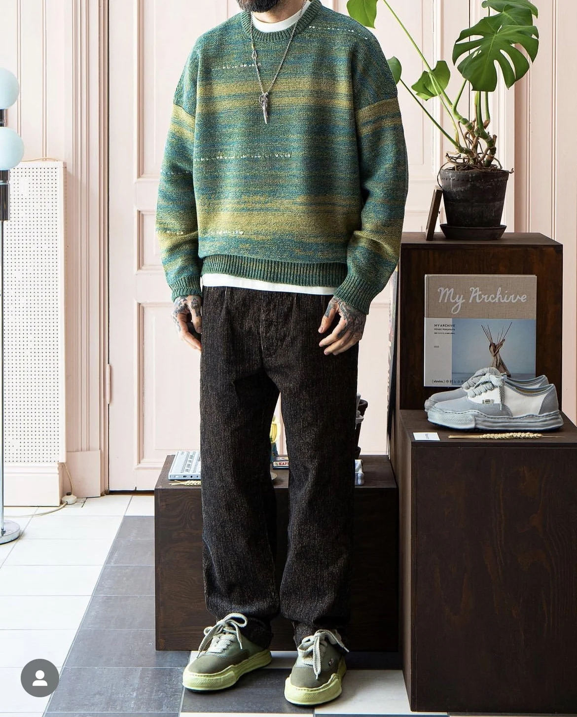 [Fixed] Visvim Kofu 22ss Amplus Knit Gradient Long sleeve Knit Sweater