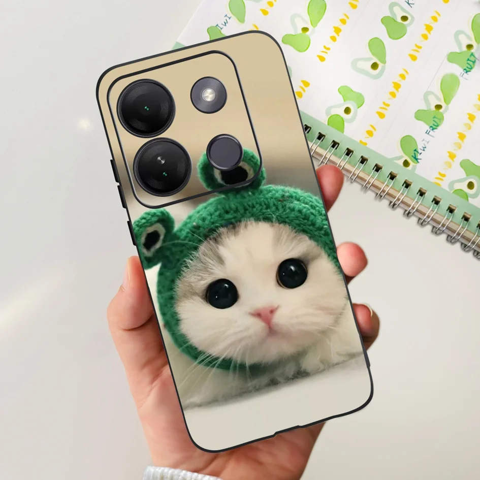 Stylish Patterned Soft Silicone Phone Back Cover