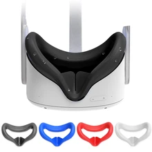 

VR Headset Eye Cover Light Blocking Breathable Soft Silicone Pad Anti-leakage Light Blocking Eye Cover Oculus Quest 2 Accessory