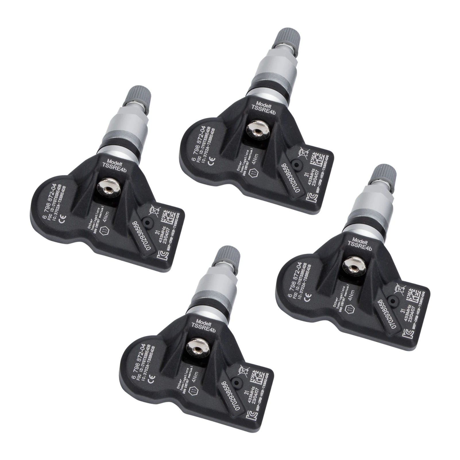 6798872 ڵ Ÿ̾ з  , TPMS 433MHz, BMW 5 6 7 X1 X3 X4 Z4 ̴ R57 ѽ̽ Ʈ 36106798872, 4PCs