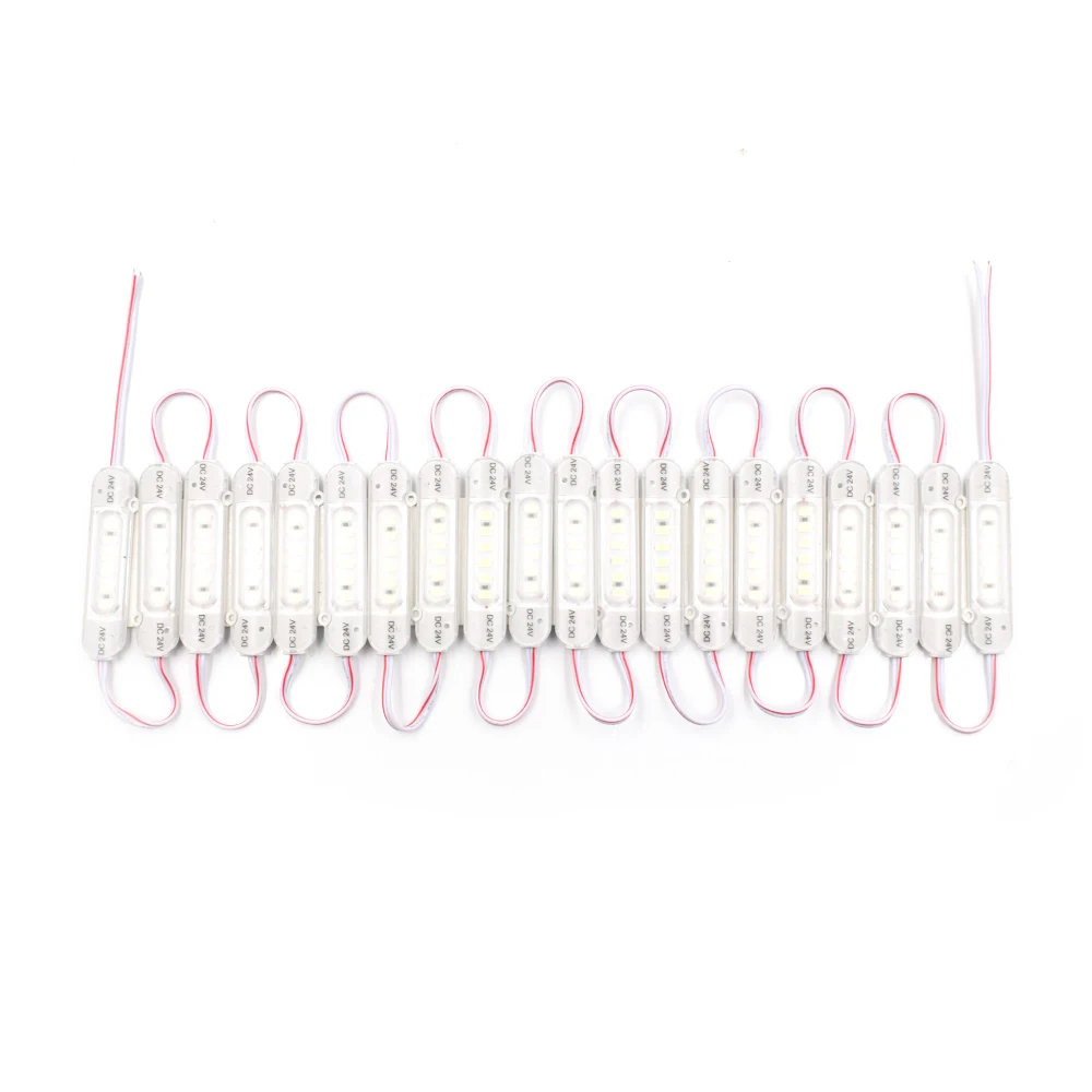 20Pcs/lot DC 12V 24V Led Module 5730 6LEDs Waterproof Super Bright String Light for Advertisement Signs Shop Banner Backlight