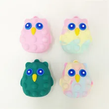 

New Owl Pioneer Pinch Ball Decompression Puzzle Silicone Bubble Music Pioneer Toy Design squishy stress relief
