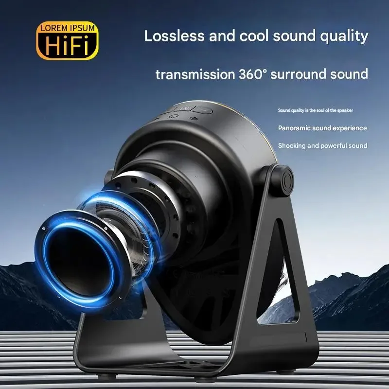 Bluetooth 5.3 Smart Speaker Wireless Charging Phone Stand Ambient Light 15W Fast Charging Sensor Playback for All Phones