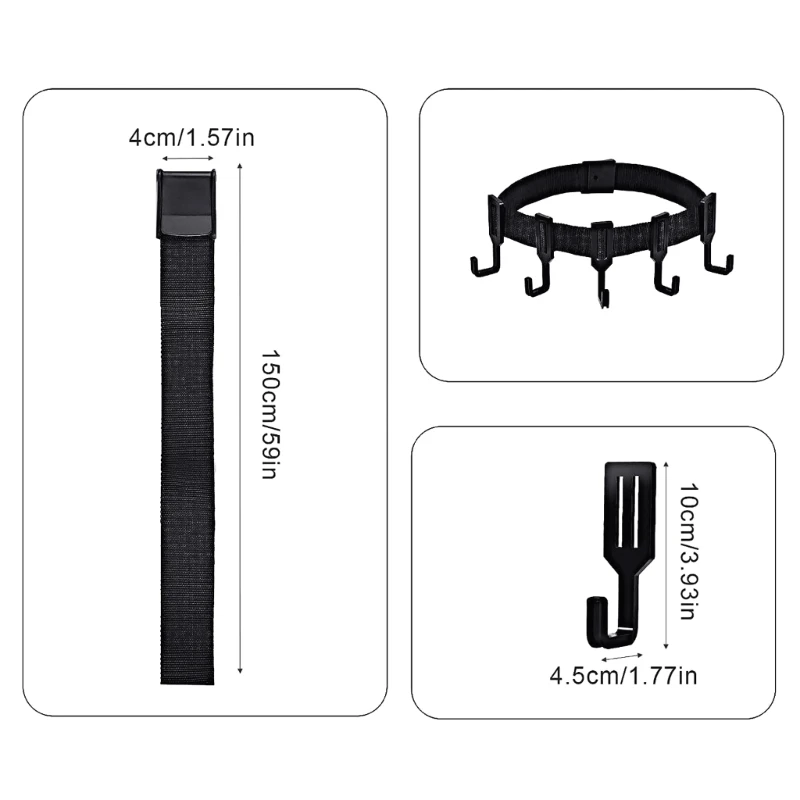 Tree Stand Hanging Hook Set Tree Stand Hanger with Hook, Gear Hanger for Hunting Gear