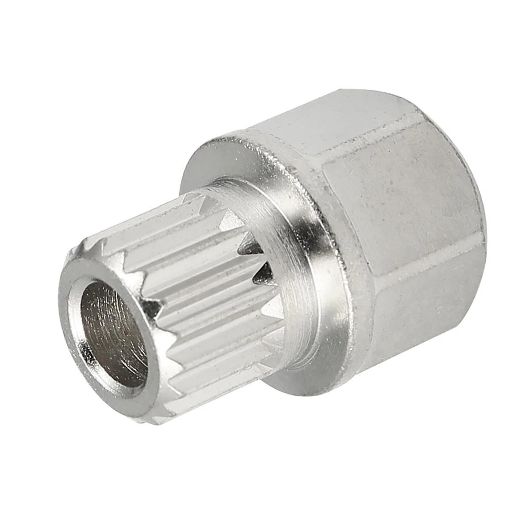 

Removal Tool Wheel Lock Lug Nut Hollow Lug Nut Screw Removal Key Silver Tone Wheel Lock 20 X 28mm Car Anti Theft