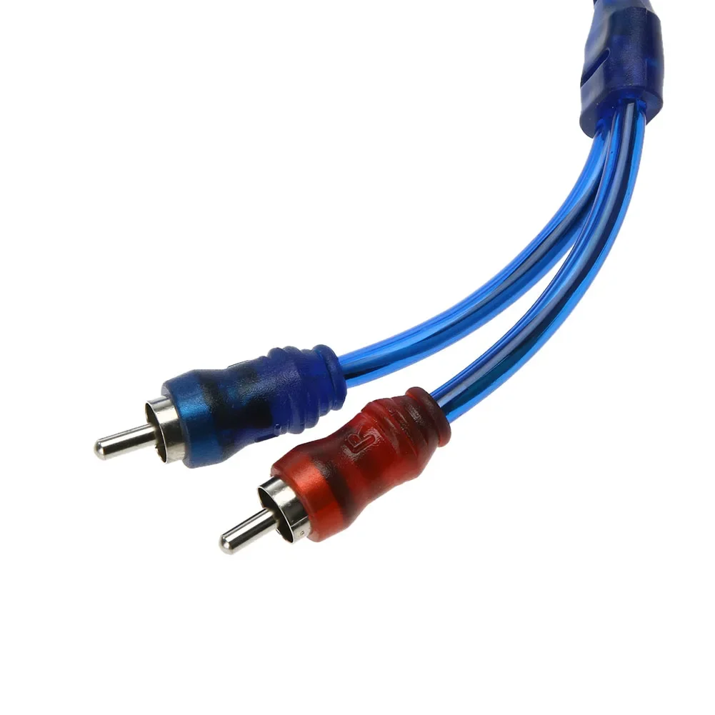 2 RCA to 2 RCA Plug Car Audio System Amplifier Braided High Definition Copper Cable 5 Meter for Home Cinema and Digital Stereo