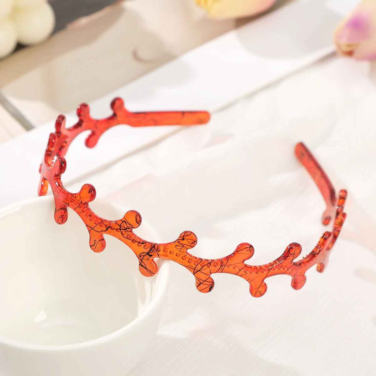 Korean Resin Headband Hairbands For Women New Broken Hair Non-slip Hair Hoops Headbands Women Plastic Hair Headband Hair Band