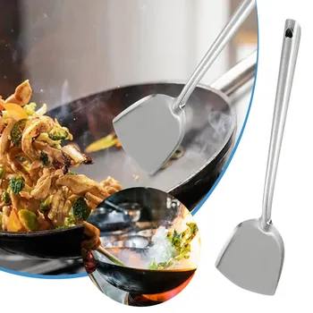 스테인리스 스틸 상업용 410 조리기구 세트, 둥근 손잡이, 두꺼운 삽, 주방 용품