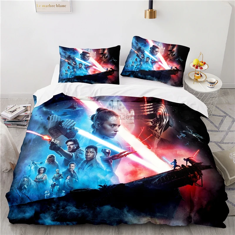 New Star Wars 3d Bedding Set Print Duvet Cover Set with Pillowcase Home Textile Elegant Bedroom Decor Bed Linen Set Dropshipping