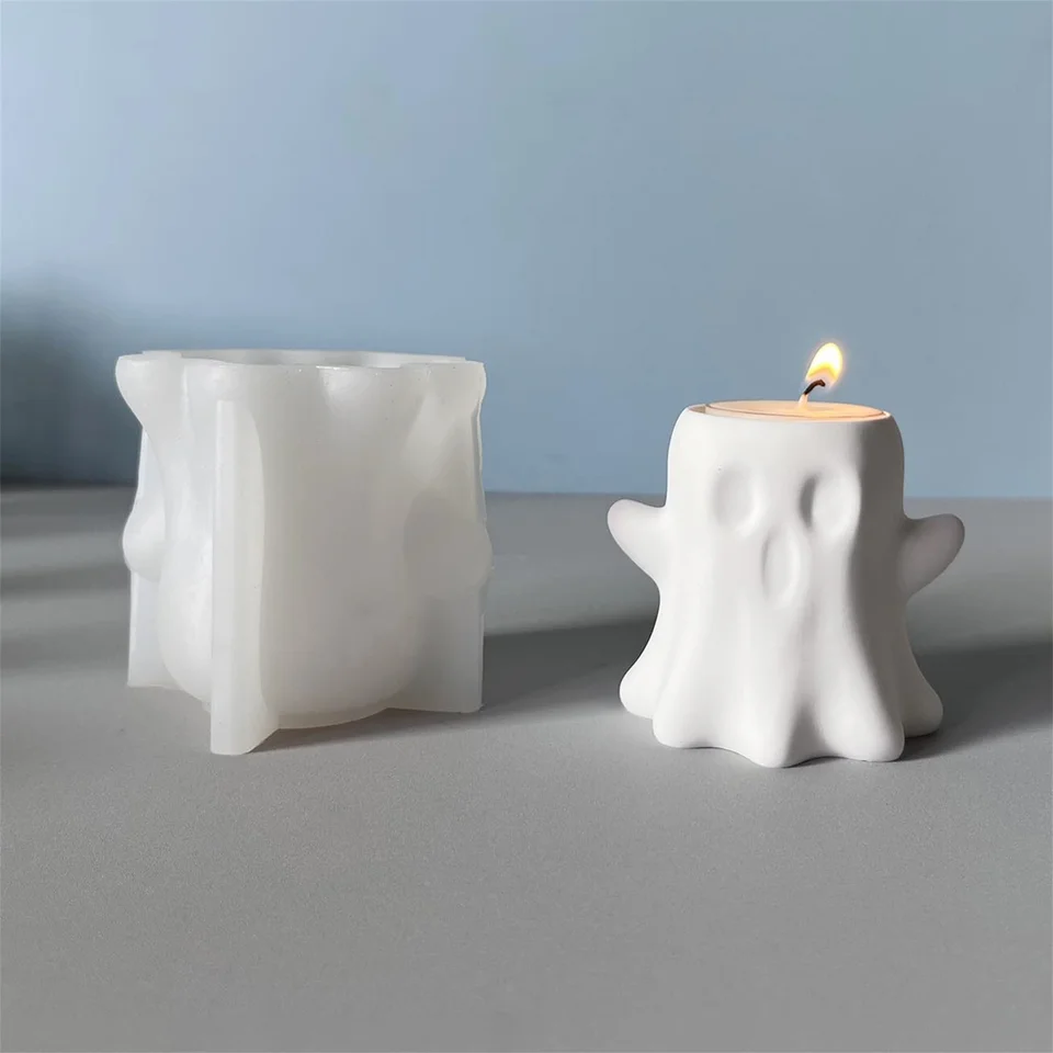 Halloween Pumpkin Silicone Mold for Candle Making