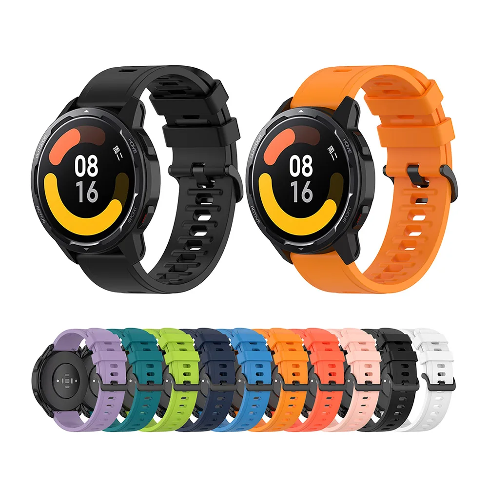 Strap for Xiaomi MI Watch/MI Watch Color Straps Silicone Watchband 22mm band for Xiaomi S1 active Bracelet Replacement Wristband