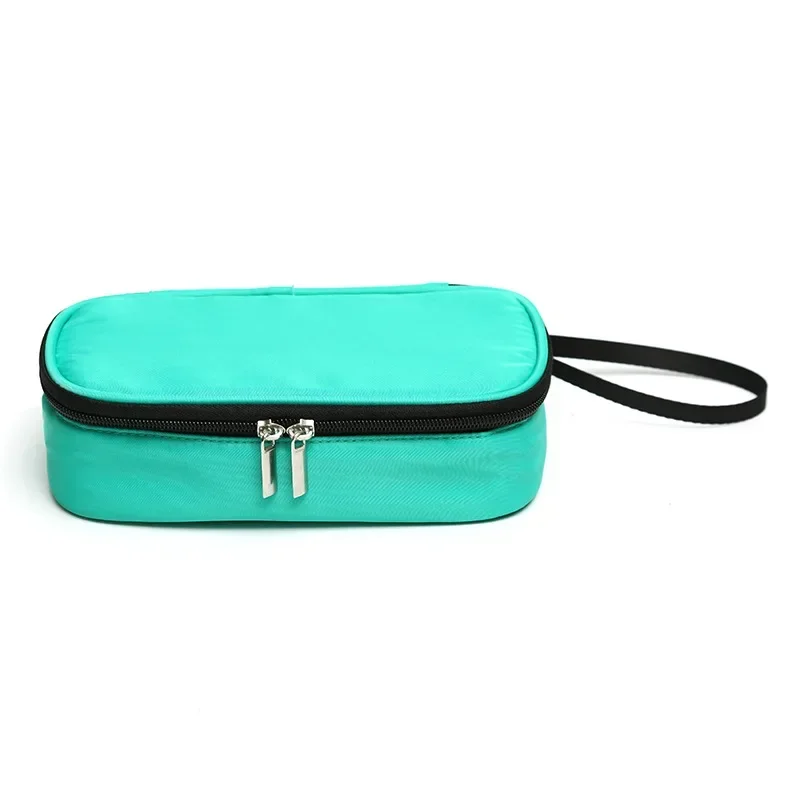 Borsa Termica Portapranzo Piccola – Riutilizzabile, In Tessuto Oxford, Con Fodera Isotermica, Per Ufficio, Scuola, Picnic (Blu)
