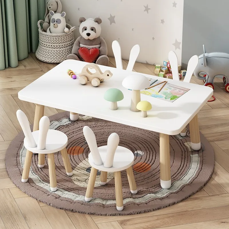 Children Study Desk Student Kids School Supplies Set Table Classroom Tables Child Elementary Bureau Enfant Chair Furniture Room