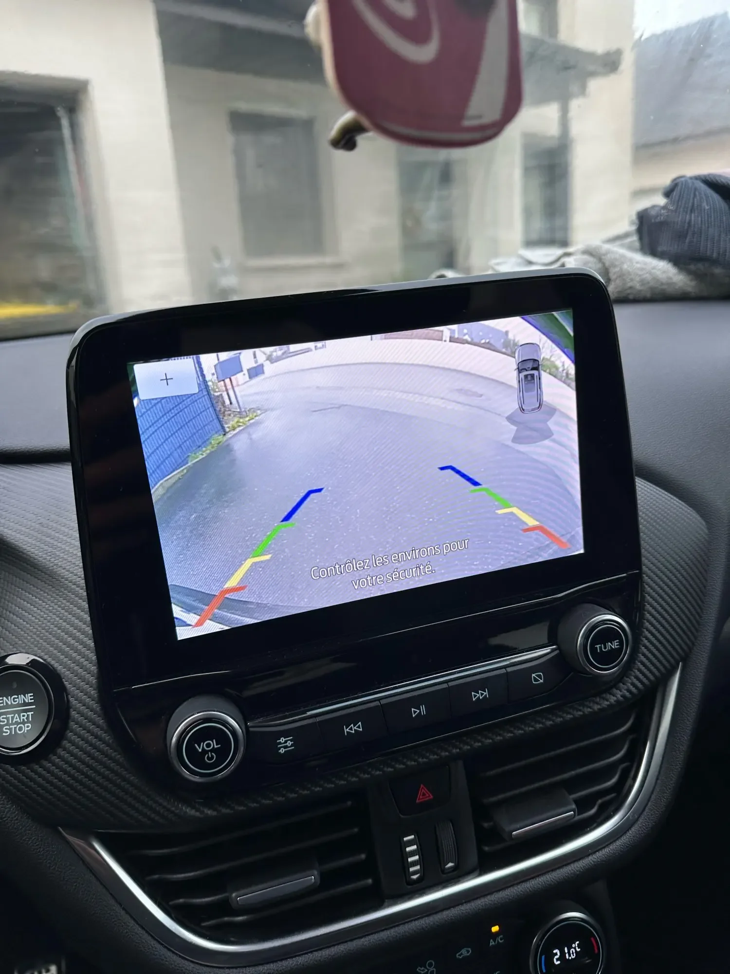 Parkeercamera Voor Ford Voor Focus Mk3 2015 2016 2017 2018 Fiesta Mk7 Auto Achterklep Autolaadklep Kofferbak Handvat Camera Achteruitrijcamera HD LED Licht Achteruitrijcamera