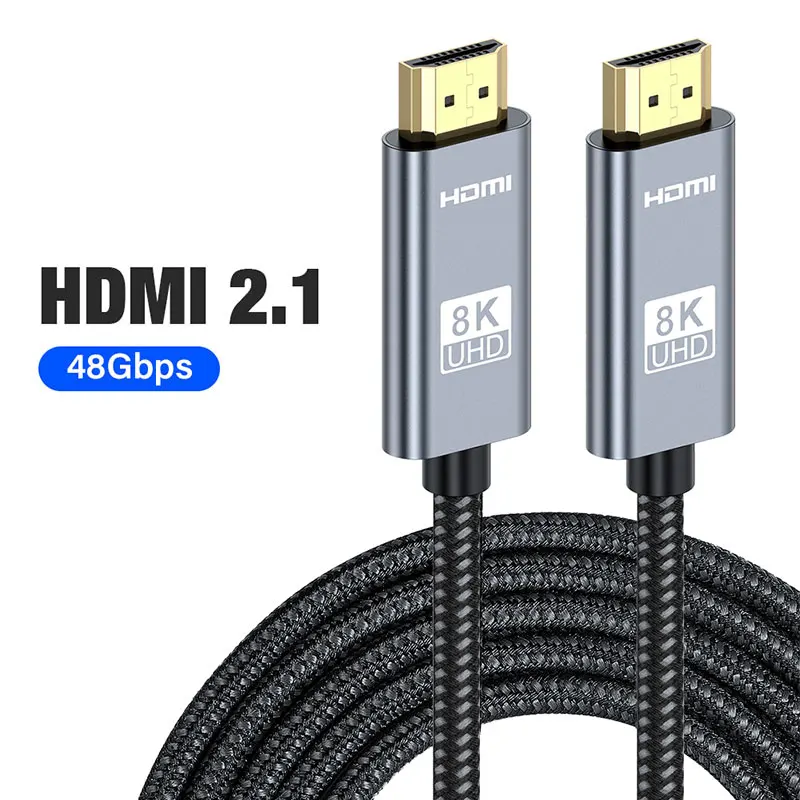 Ultra High-Speed 8K HDMI Cable with HDR & EARC, 48Gbps, 5M