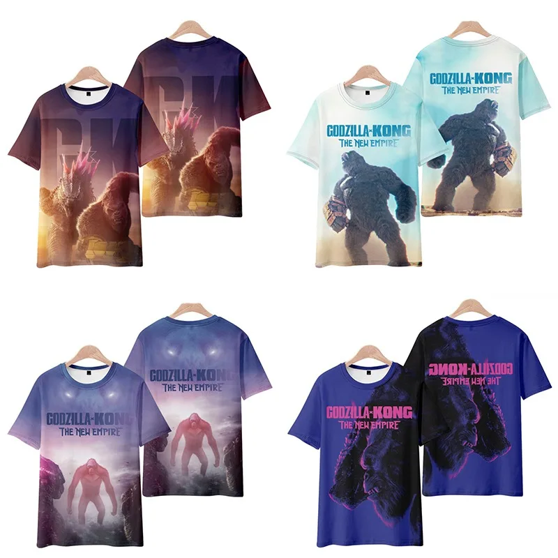 Godzilla X Kong: la nueva camiseta del imperio rey del monstruo
