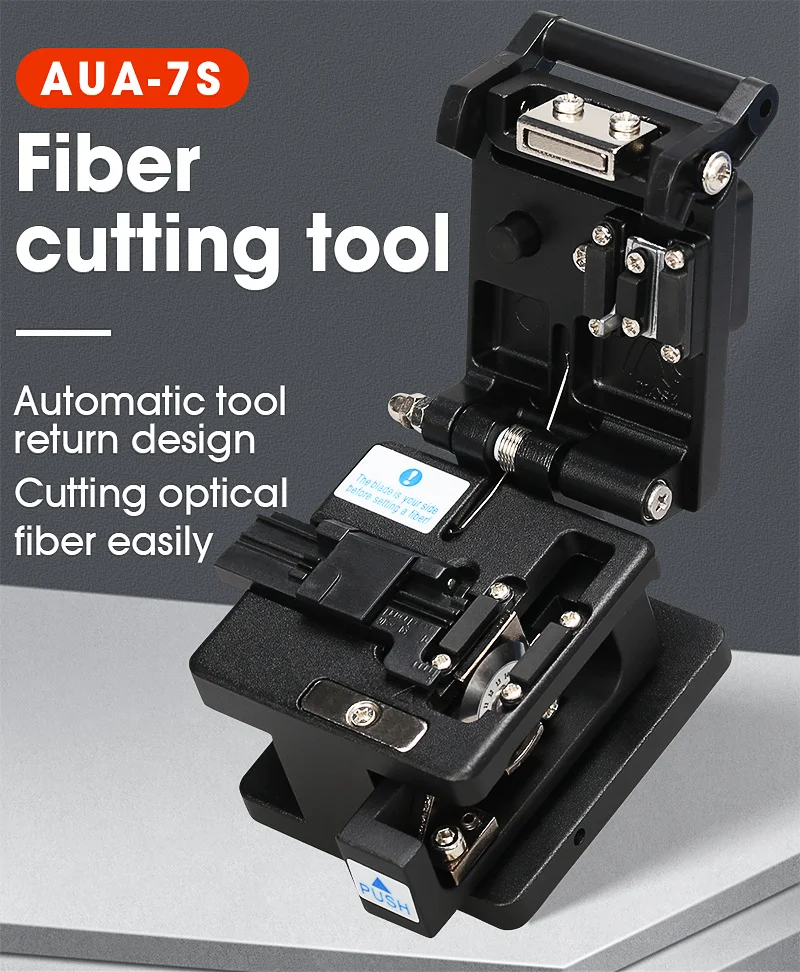 

High precision AUA-7S fiber cleaver Cold Contact Dedicated Metal Fiber optic cutter optical fiber cutting knife
