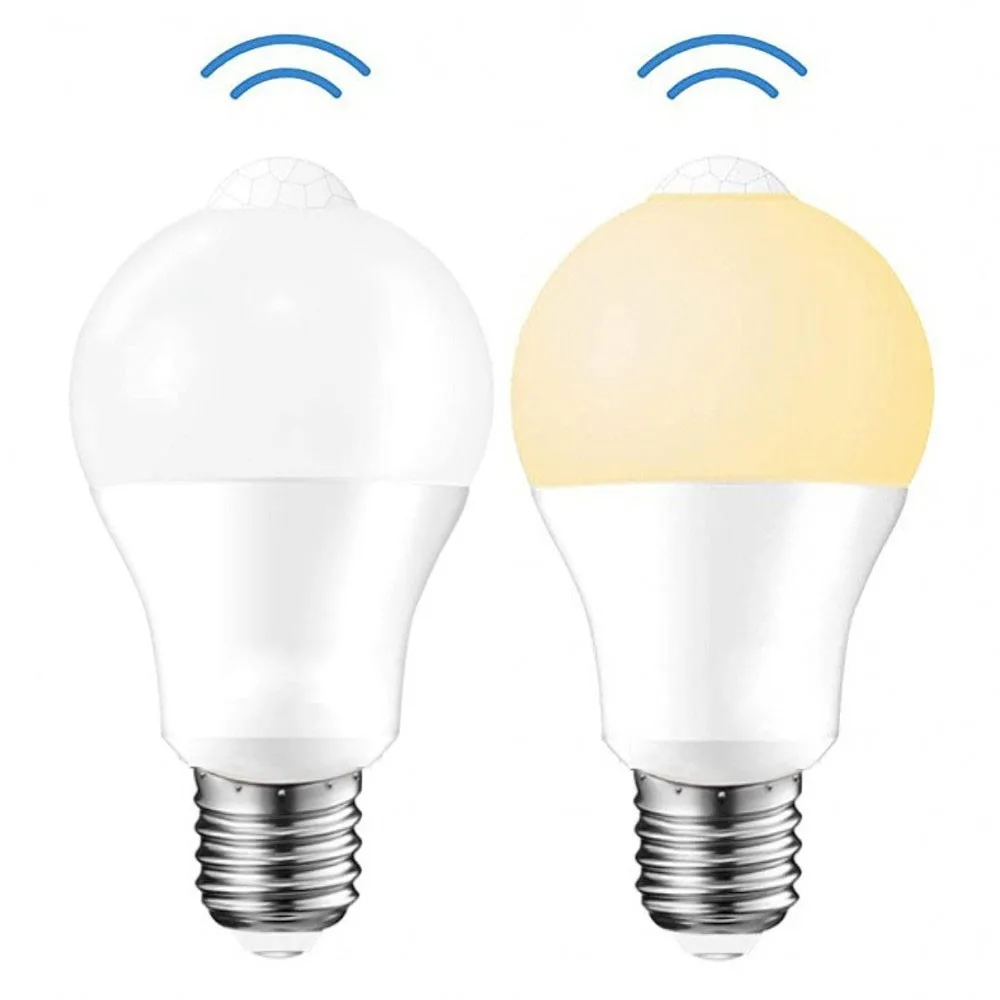 

LED Motion Sensor Bulb 20W 18W 15W 12W E27 LED lamp PIR Sensor Light Auto ON/OFF Night Light For Home Parking Lighting 110V 220V