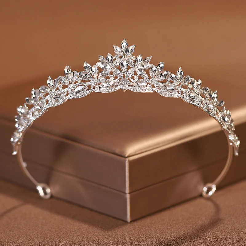Bridal Headwear Silver Women's Fashion Wedding Crown Birthday Tiaras