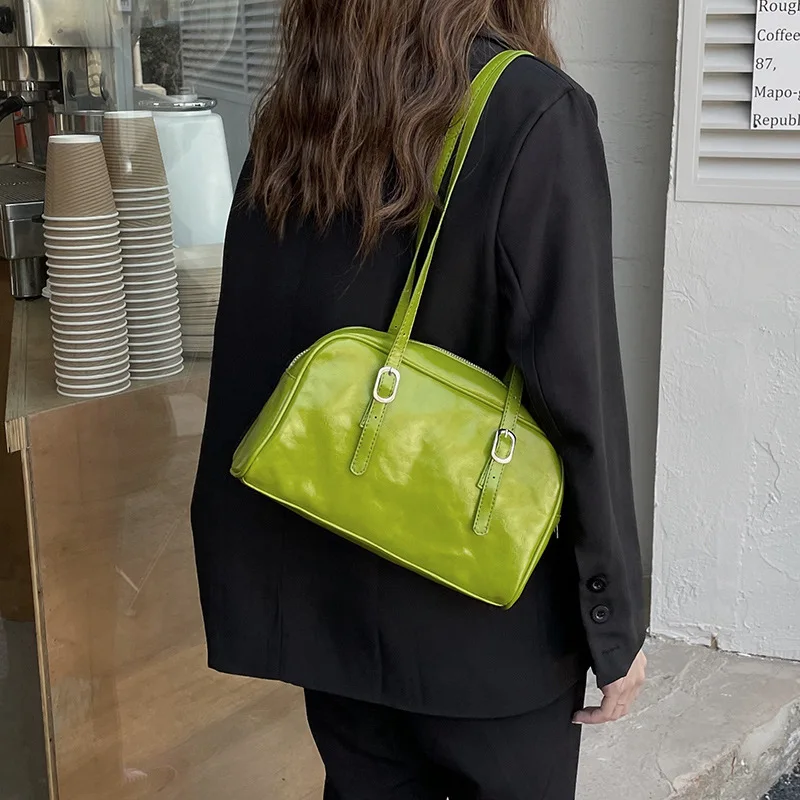 

Уникальный дизайн, модная сумка через плечо, новая Универсальная сумка для подмышек, высококачественная и яркая женская сумка