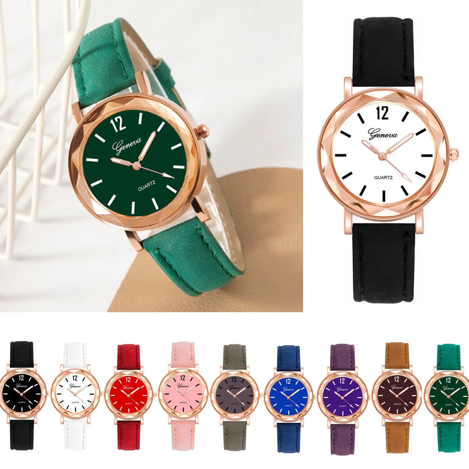 

Fashion Digital Watches Round Minimalist Fashion Elegant Women Wristwatch Business Casual Minimalist Quartz Watch For Daily