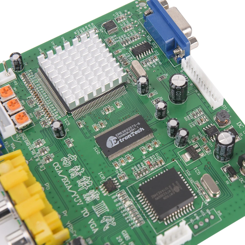 Arcade Game RGB/CGA/EGA/YUV to VGA HD Video Converter Board HD9800/GBS8200