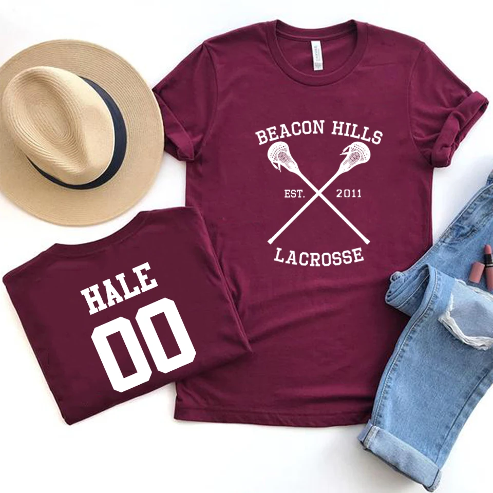 Teen Wolf Stiles Stilinski 24 McCall 11 T-shirt Women Men Beacon Hills Lacrosse Shirt Dylan Obrien Retro Teen Wolf Tv Show Tops 5