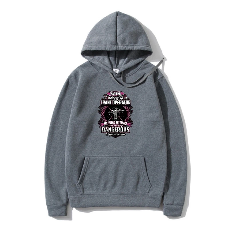 

Hoody men Warning I Belong To A Crane Operator T- Sweatshir men Outerwear Ho men Outerwear