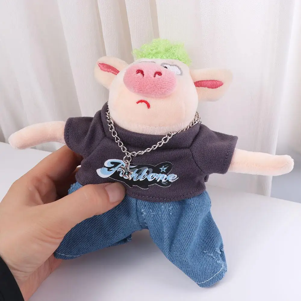 1 set Clothes Hat 20cm Cotton Clothes Pants Necklace Cotton 's Clothes Outfit Fashion Clothes Children's Gift