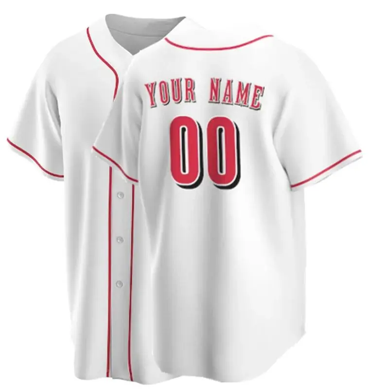 thumbnail image 1 of Camisetas de béisbol de la famosa marca Cincinnati con bordados para hombres, mujeres y jóvenes personalizados LARKIN #19 VOTTO #30 GRIFFEY #44 DE LACRUZ, 1 of 5