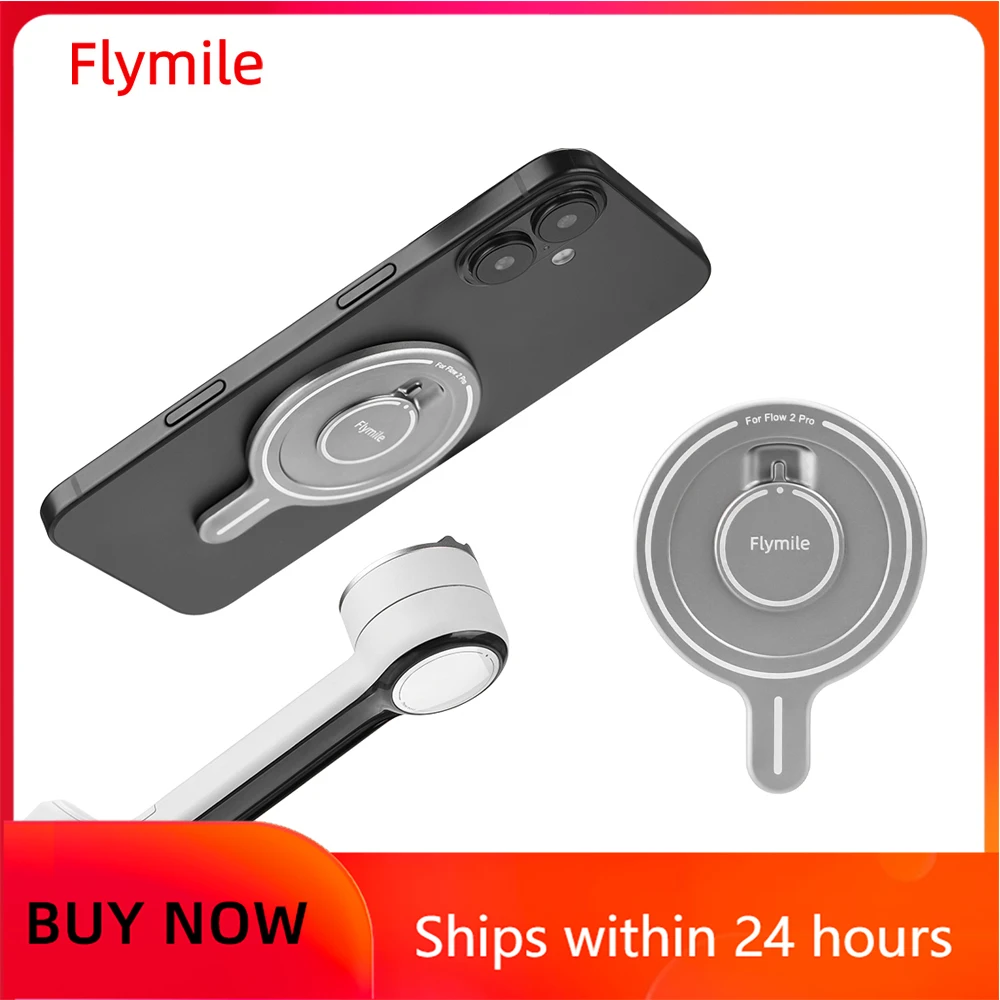 Camera Accessories Handheld Gimbal Accessories Flymile Magsafe Adapter Clamp Insta360 Flow pro 2 Gimbal Stabilizer Phone Holder Magnetic Clip Mount Accessoise