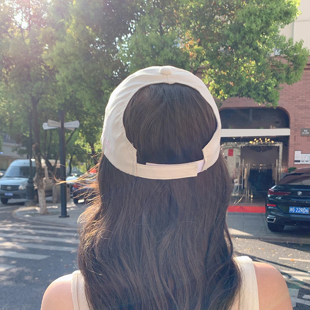 New High Ponytail Baseball Cap For Women Girls Empty Tail Sports Cap Summer Fashion Embroidery Sun Visor Hat Breathable