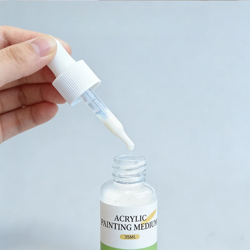 35ml 아크릴 페인트 미디엄 세트 틴너 리타더 바니쉬 페인팅 DIY 아트 창작 용품