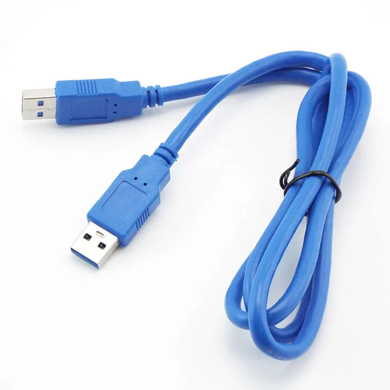 

Переходник с USB 3,0 на USB тип A штекер на штекер A Разъем адаптер M/M 2,0 Удлинительный провод шнур высокоскоростной для жесткого диска C1