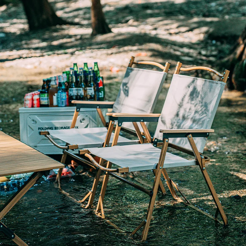 Outdoor Folding Chair Kemet Chair Camping Picnic Table Fishing Leisure Portable Stall Aluminum Alloy Stool