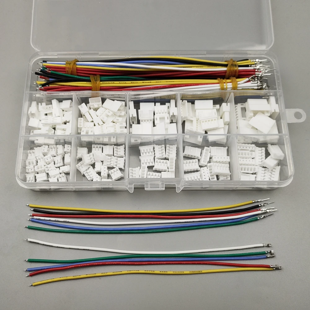 thumbnail image 2 of OliYin 10pairs 2 Pin JST SM 2.54mm Pitch Male Female Connector Plug 22awg Heatproof Silicone Cable 10cm(Pack Of 10) : Buy Online At Best Price In KSA - Souq Is Now 2 of 11
