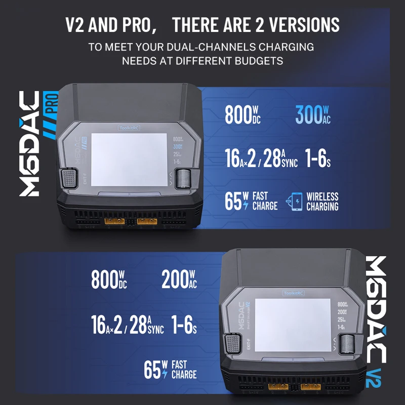 送料無料　ラジコン用　ToolkitRC M6DAC V2 充電器放電器 新品 送料無料 ラジコン ToolkitRC M6DAC V2 AC 100V 充電器 M6DAC V2