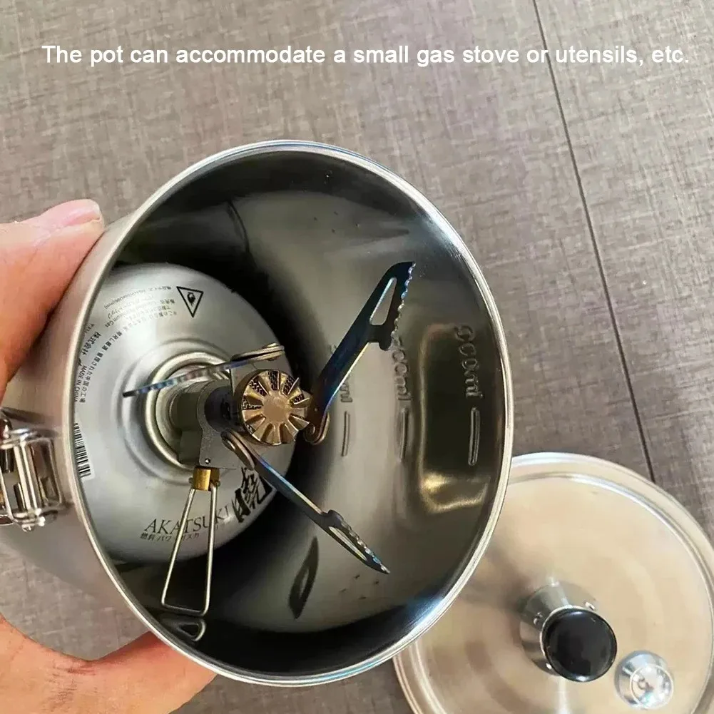 قدر ضغط صغير خفيف للغاية 304 من الفولاذ المقاوم لل...