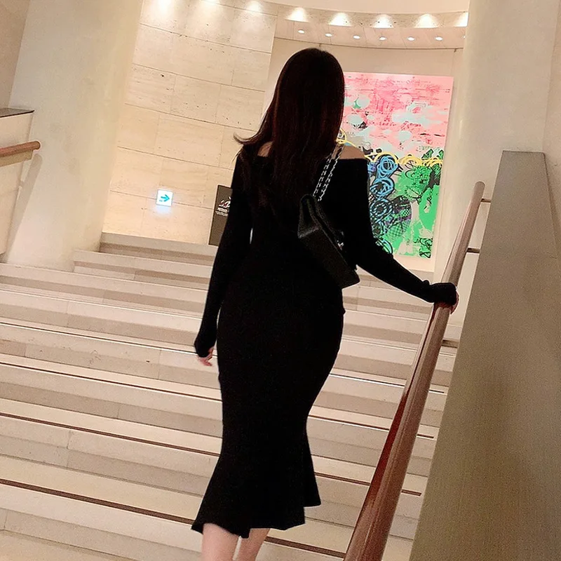 Рисунок 5 - Трикотажное платье с длинным рукавом