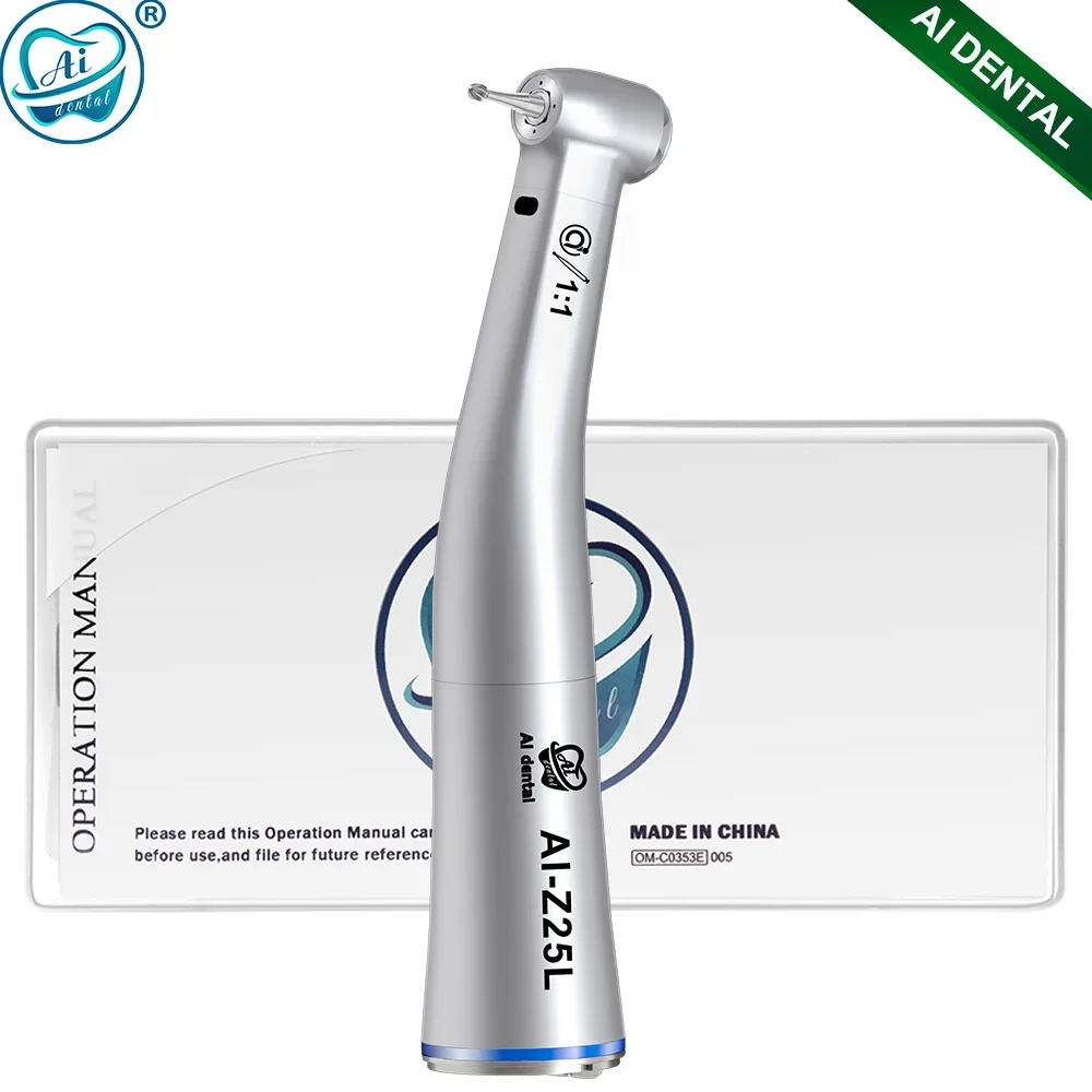 Zahnmedizinische Geräte und Werkzeuge: 4:1 Untersetzungs-Handstück für CA Dentalbohrer mit 4-Wege-Spray für Dentallabore AI-Z15L