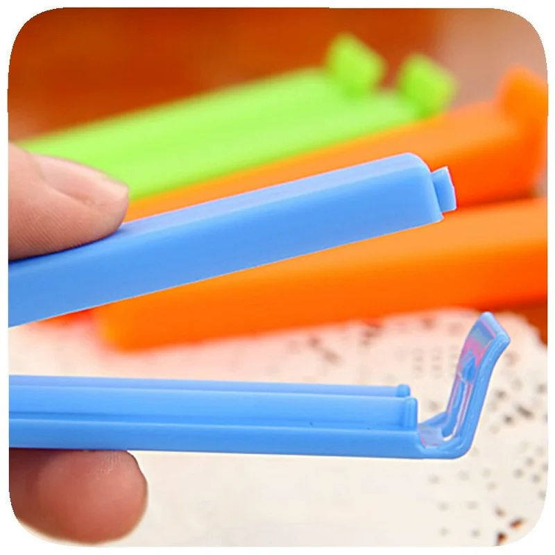 Bag Clips Portable Kitchen Storage Food Snack Seal Sealing Bag Clips Sealer Clamp Plastic Tool 10/20Pcs Kitchen Accessories