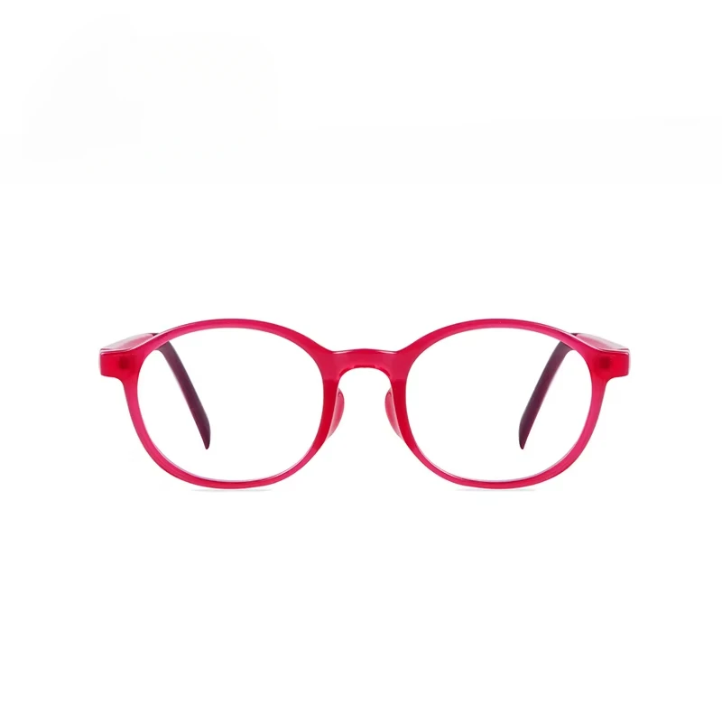 ZXIAC Fashion Oval Frame Glasses Kids TR90 Blue Light Blocking Eyewear Girl Boy Reading Computer Children Eyeglasses Accessories