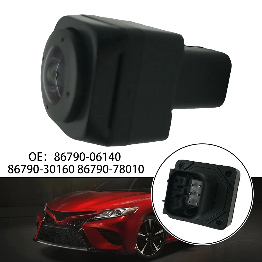

1x New And High Quality Front View Reversing Camera Black ABS+metal Parts & Accessories For Toyota-Camry 2017-2020 #86790-06140