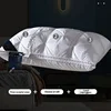 1PC Down Feather Pillow Cotton Frosted Thickened Cervical Pillow Five-Star Hotel Sleep Pillows Feather for Home 48x74cm 수면용 베개 3