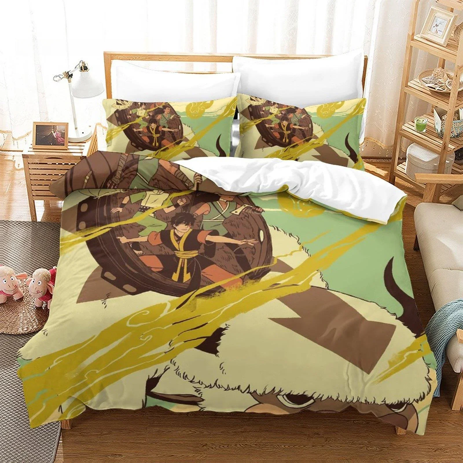 New Avatar: The Last Airbender Bedding Set Single Twin Full Queen King Size Bed Set Adult Bedroom Duvet Cover Sets Home Textile