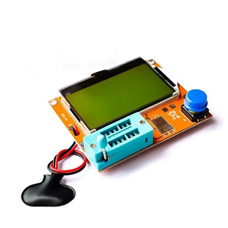 LCR-T4 Multifunctional Transistor Tester Capacitor Diode SCR Inductor Triode MOS Tube Meter Tester 12864 Green Backlight transistor tester capacitor tester lcr tester inductance and capacitance meter