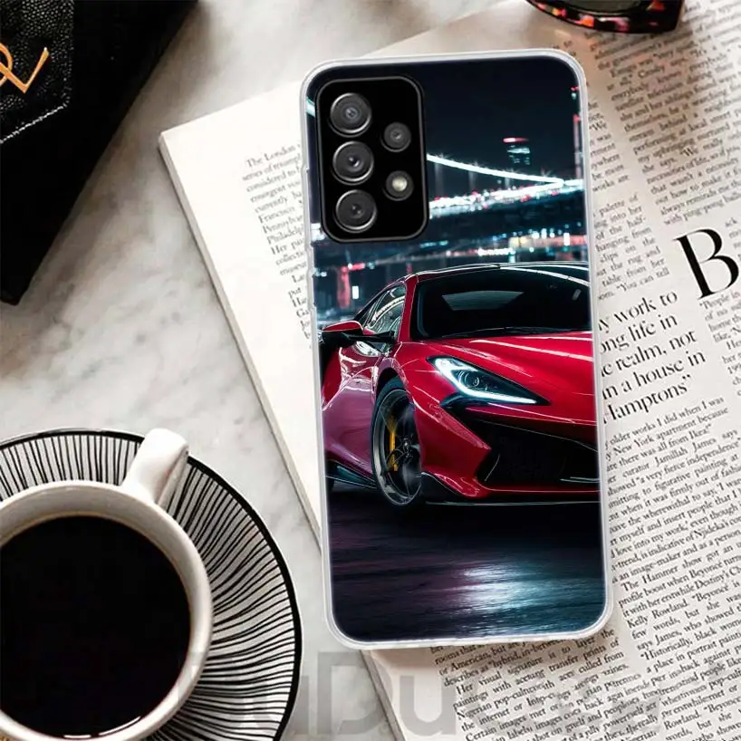 Sleek Sports Car Design Phone Case